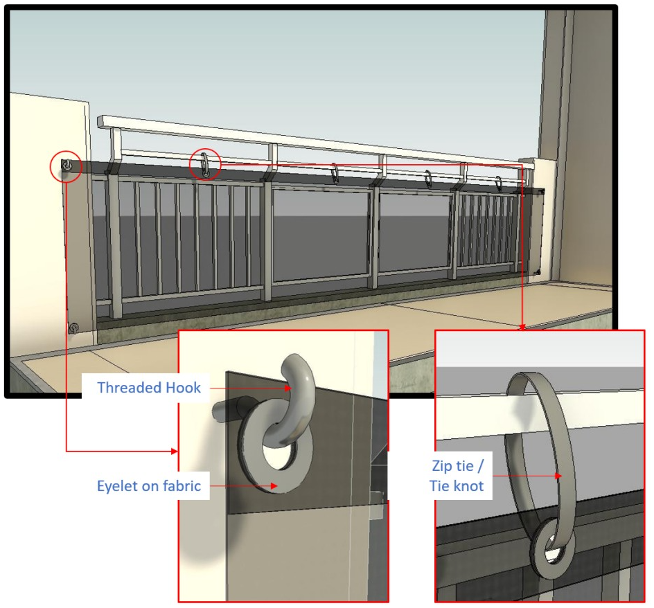 Balcony Screen For DMCI